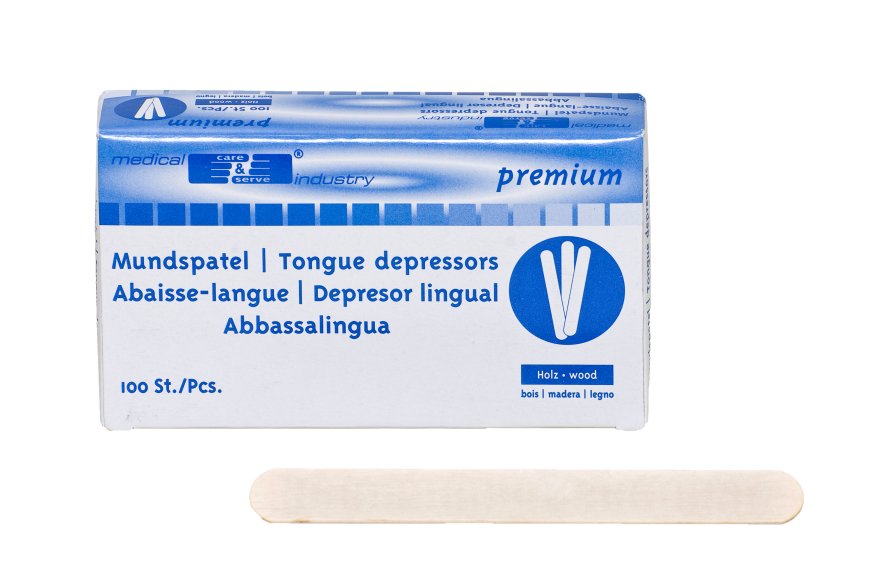 Abbassalingua in legno 1.5 x 15 cm - non sterili