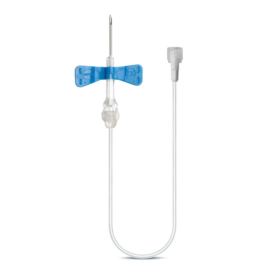 Aghi a farfalla Venofix Safety 21G 0.8 x 19 mm - 30 cm luer lock - verde