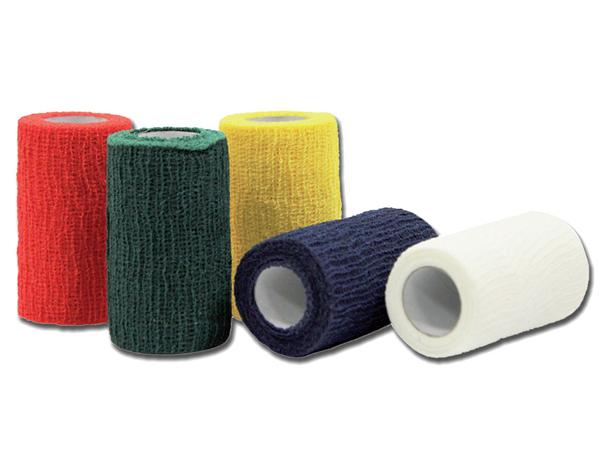Benda elastica coesiva 4 m x 6 cm gialla