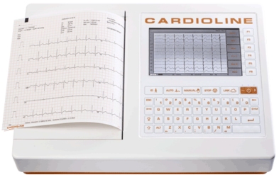 Cardioline ECG200S 3/6/12 canali - stampa A4