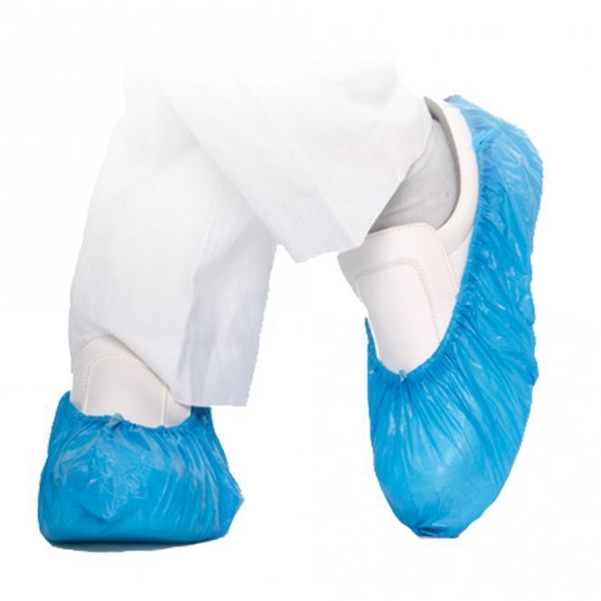 Copriscarpe in PE blu - L