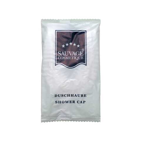 Cuffia per doccia imbustata singolarmente