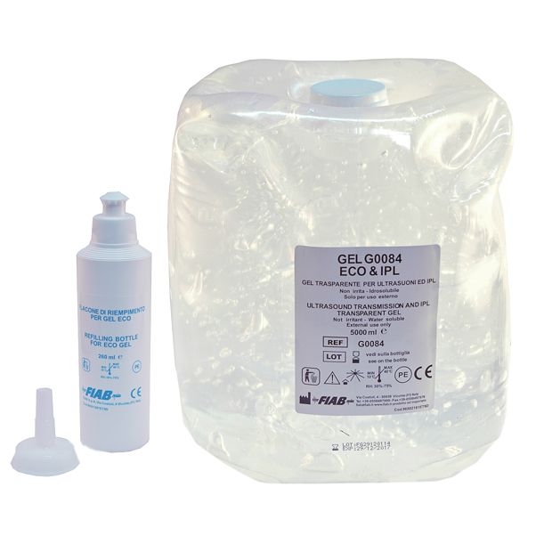 Gel per ultrasuoni trasparente in sacca - 5 litri