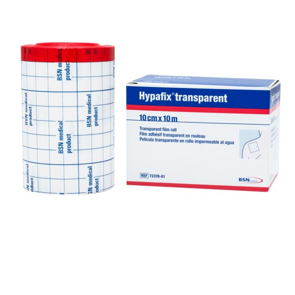 Hypafix medicazione adesiva in rotolo 10 m x 10 cm trasparente