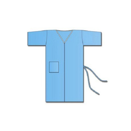 Kimono DUCO azzurri in TNT imballati singolarmente