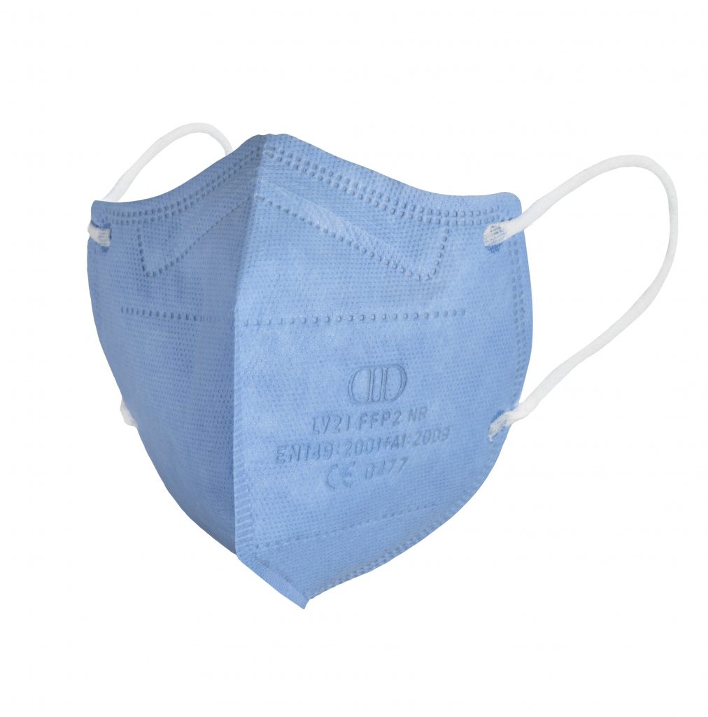 Maschera FFP2 LV21 azzurre - imbustate singolarmente