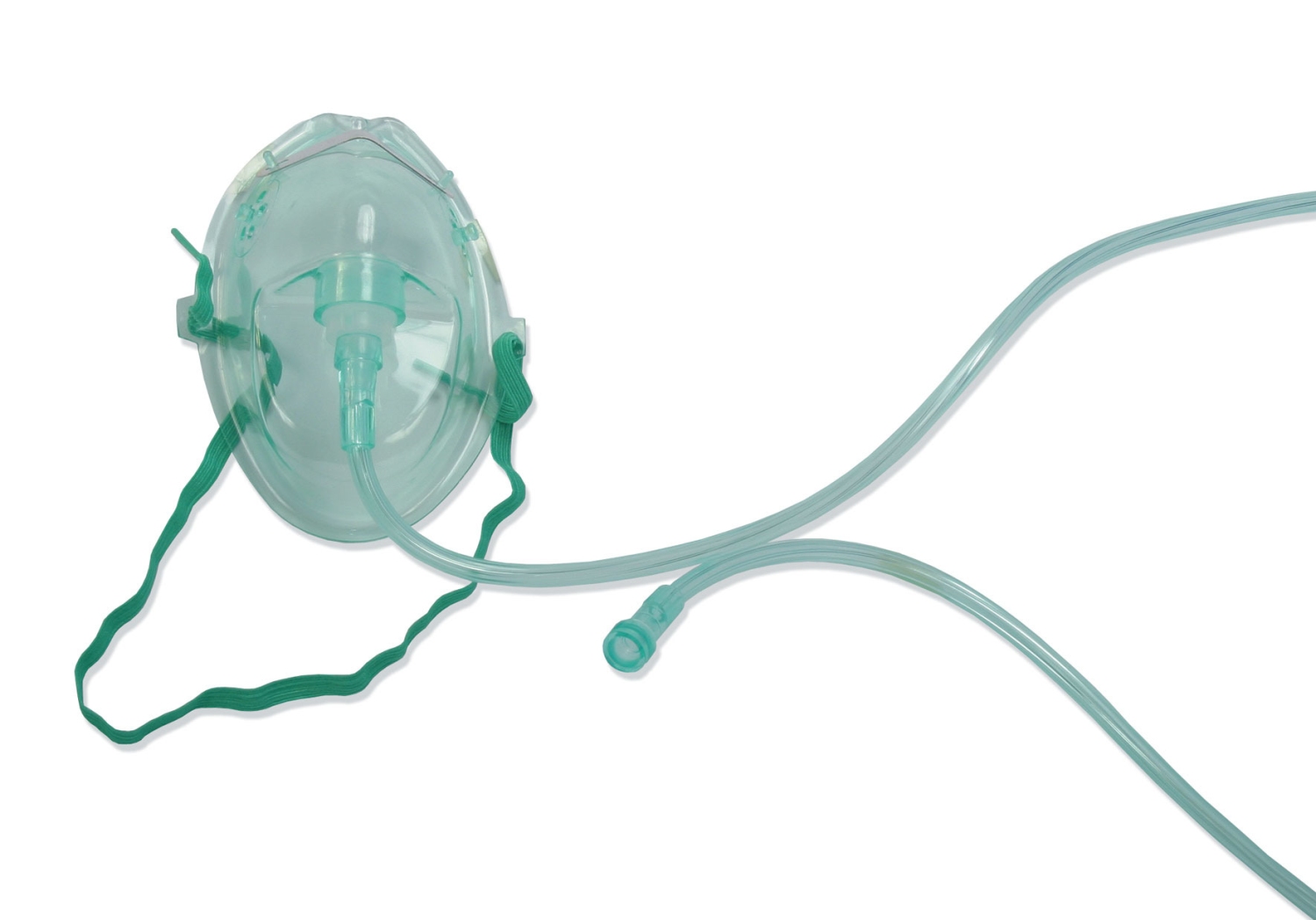 Maschera per ossigeno a media concentrazione con tubo - adulti