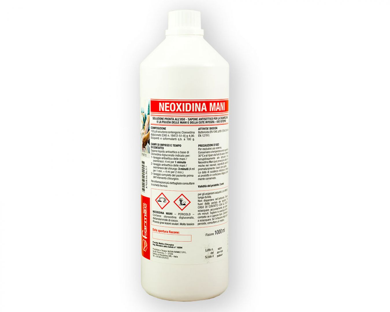 Neoxidina Mani 1000 ml (a base di Clorexidina gluconato)
