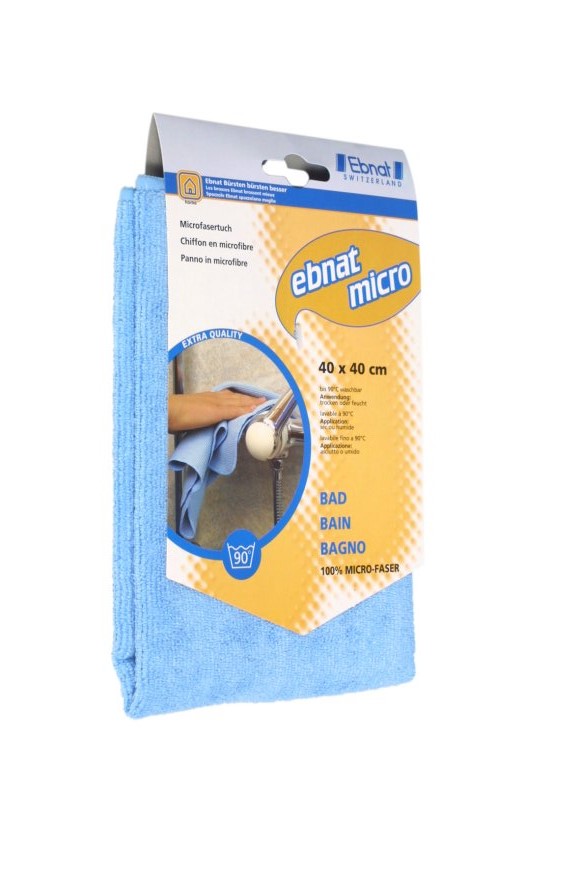 Panno in microfibra 40 x 40 cm - blu