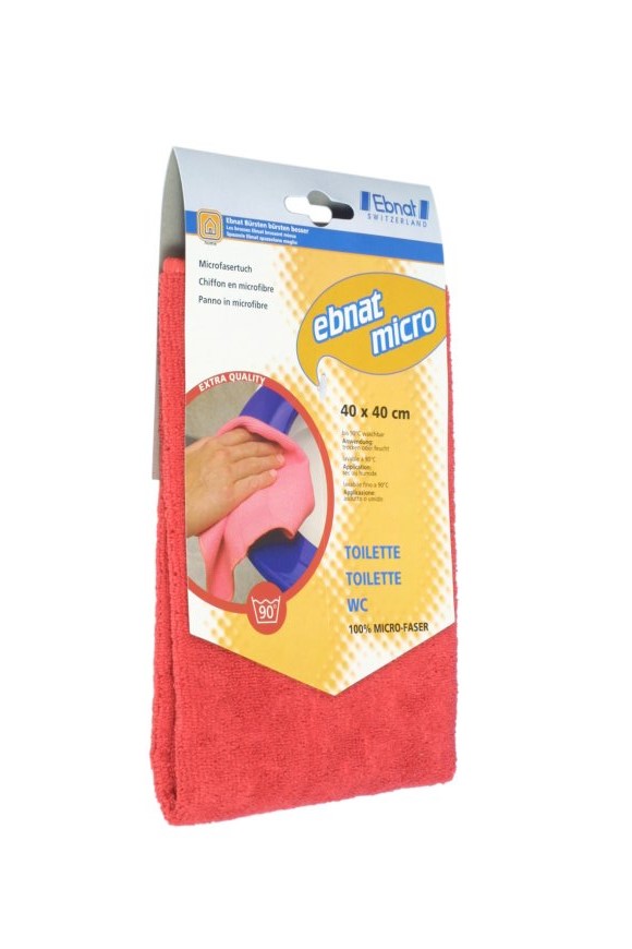 Panno in microfibra 40 x 40 cm - rosso