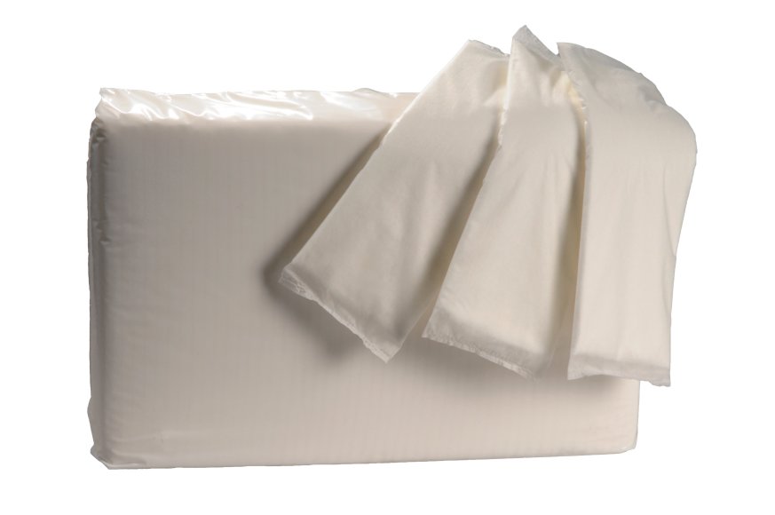 Pannolone assorbente igienico rettangolare 12 x 38 cm senza barriera plastificata