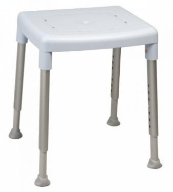 Sgabello da doccia regolabile in altezza - portata 150 kg