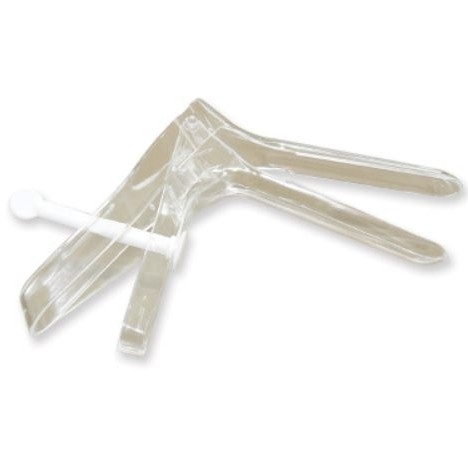 Speculum vaginale monouso sterile con perno centrale - Medium perno rosso