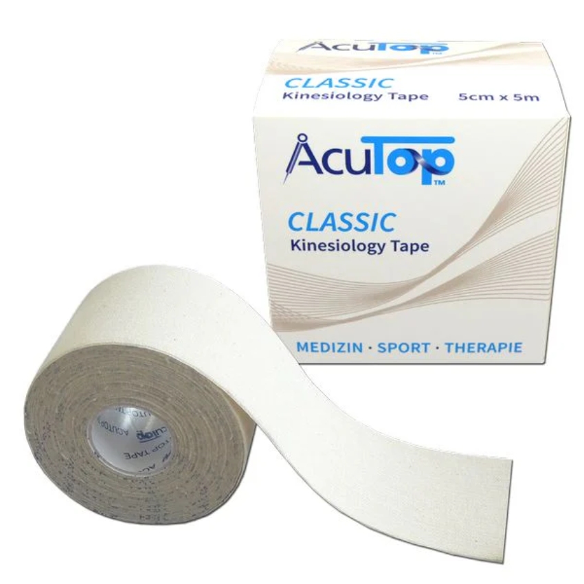 Tape neuromuscolare AcuTop Classic 5 cm x 5 m - bianco