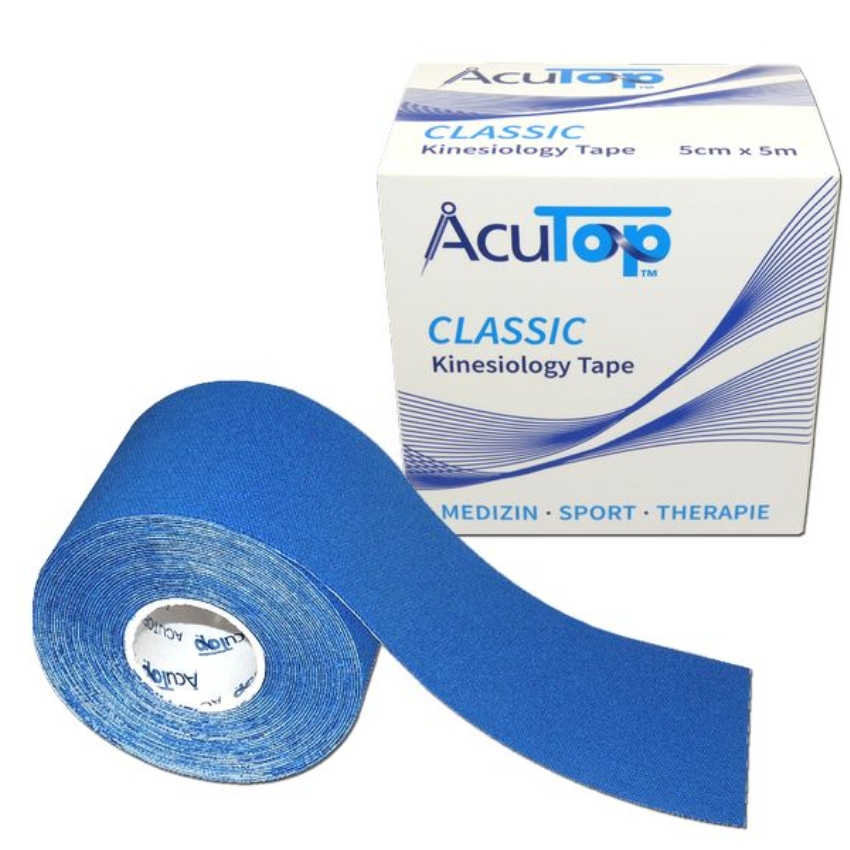Tape neuromuscolare AcuTop Classic 5 cm x 5 m - blu scuro