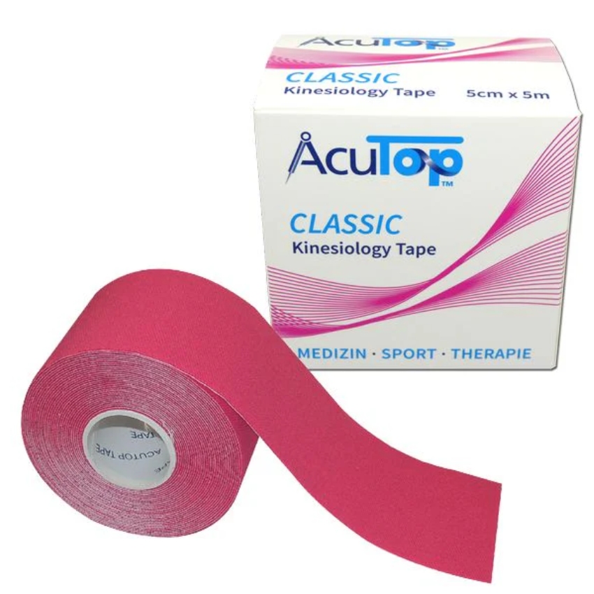 Tape neuromuscolare AcuTop Classic 5 cm x 5 m - rosa