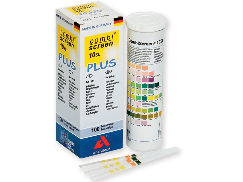 Test urine Combi Screen 10Plus in strisce da 10 parametri - 24061